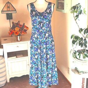S. Roberts Dress Vintage Coastal Grandma